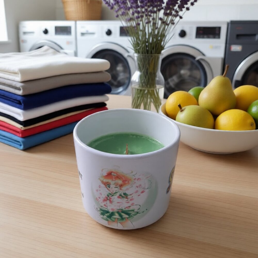 Sailor Jupiter – White T-Shirt Candle